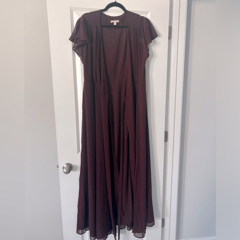 Maroon/Burgundy maxi dress